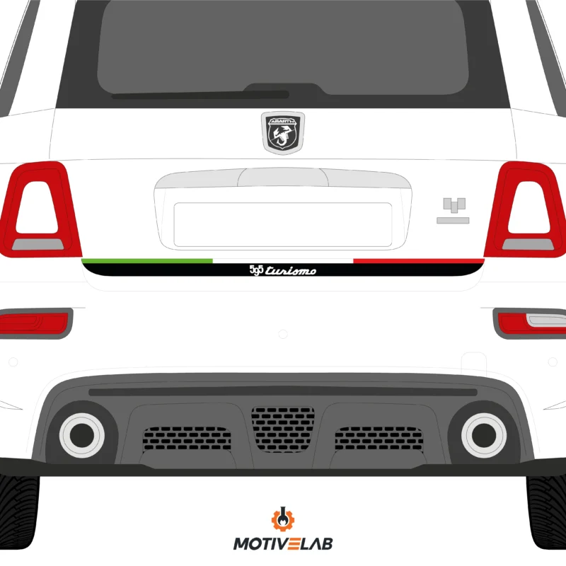 Abarth 595 695 boot sticker