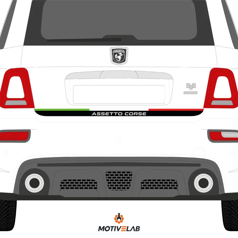 Abarth 595 695 boot sticker