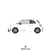 Scritte portiera Abarth 595/695 - immagine 2