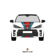 Livrea Toyota Yaris GR Martini - immagine 3