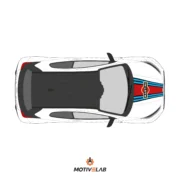 Livrea Toyota Yaris GR Martini - immagine 5
