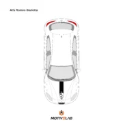 Fascia centrale Biscione Alfa Romeo