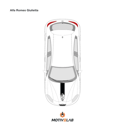 Fascia centrale Biscione Alfa Romeo