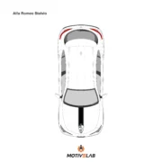 Fascia centrale Biscione Alfa Romeo - immagine 3