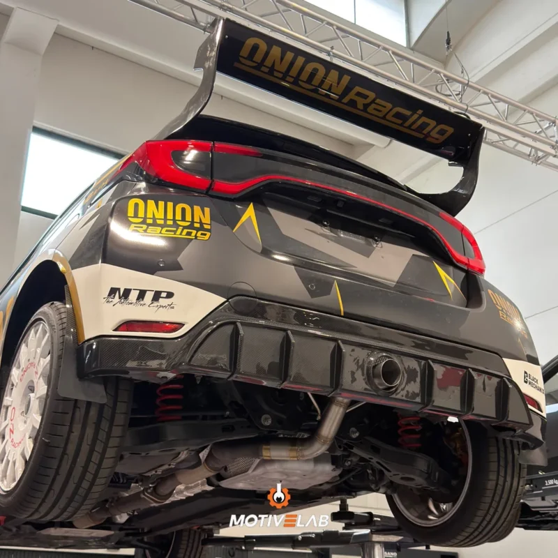 GR Yaris MK2 carbon fibre rear diffuser with central exhaust