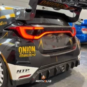 Diffusore posteriore scarico centrale in carbonio GR Yaris MK2