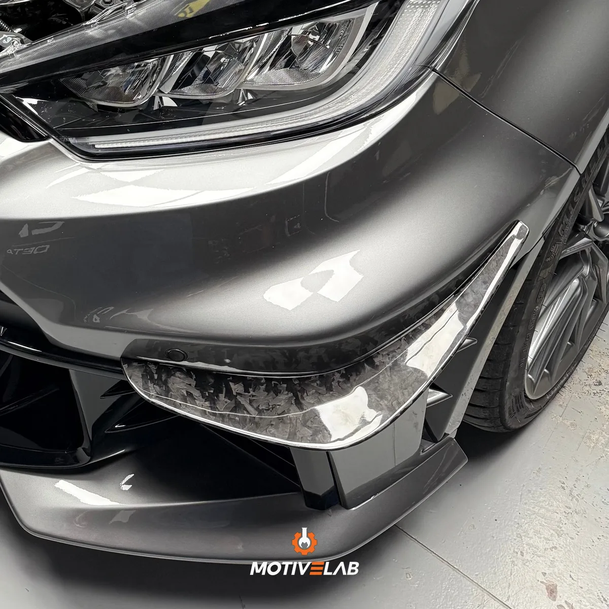 Set paraurti anteriore in carbonio forgiato GR Yaris MK2