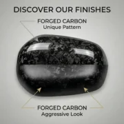 Labbro anteriore in carbonio forgiato GR Yaris MK2