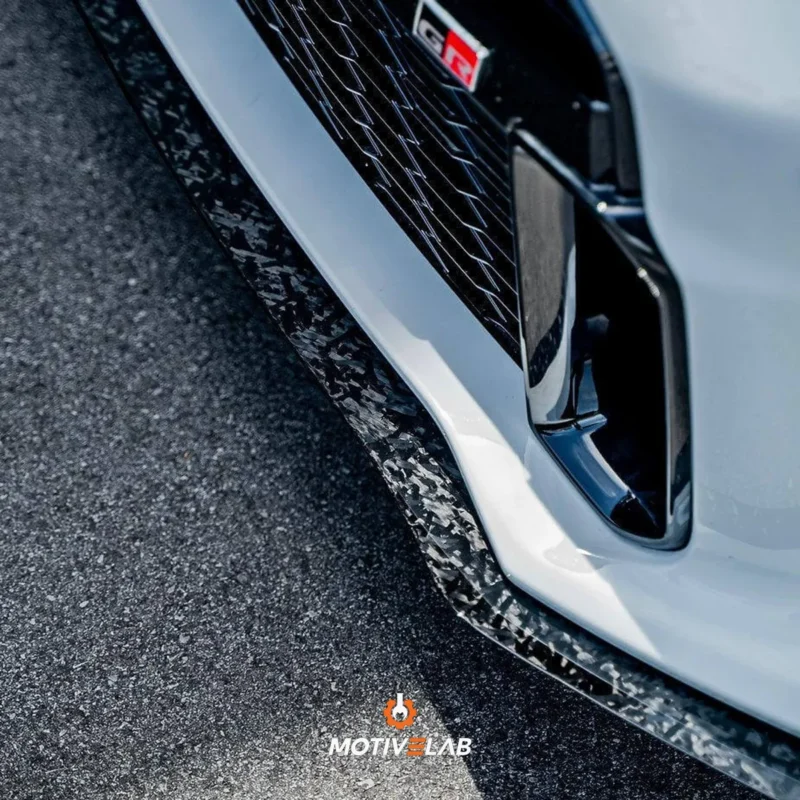 GR Yaris MK1 forged carbon front splitter