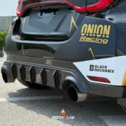 GR Yaris MK2 Carbon Fibre Rear Diffuser and Extractor