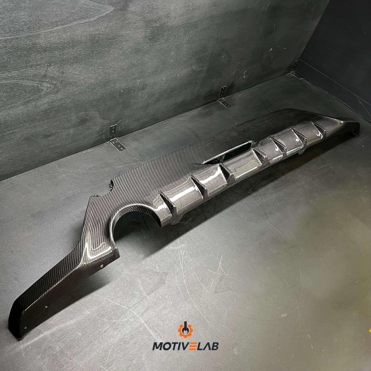 Diffusore posteriore in carbonio GR Yaris MK1