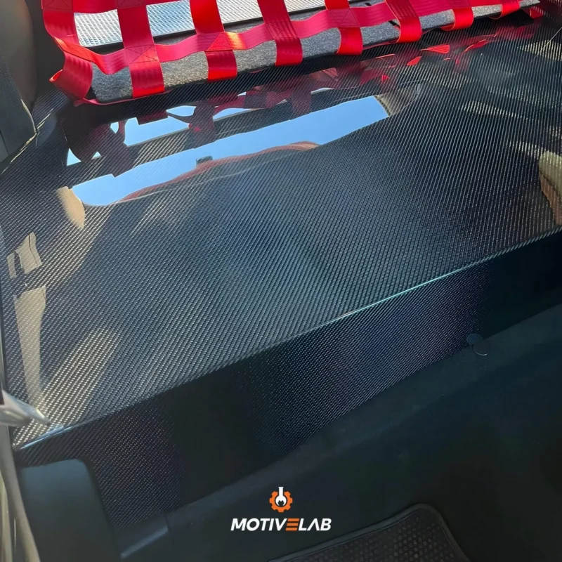Removal of carbon fibre rear seats from the GR Yaris MK1/MK2