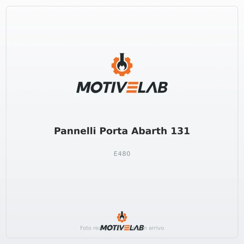 E480 - Pannelli Porta Abarth 131