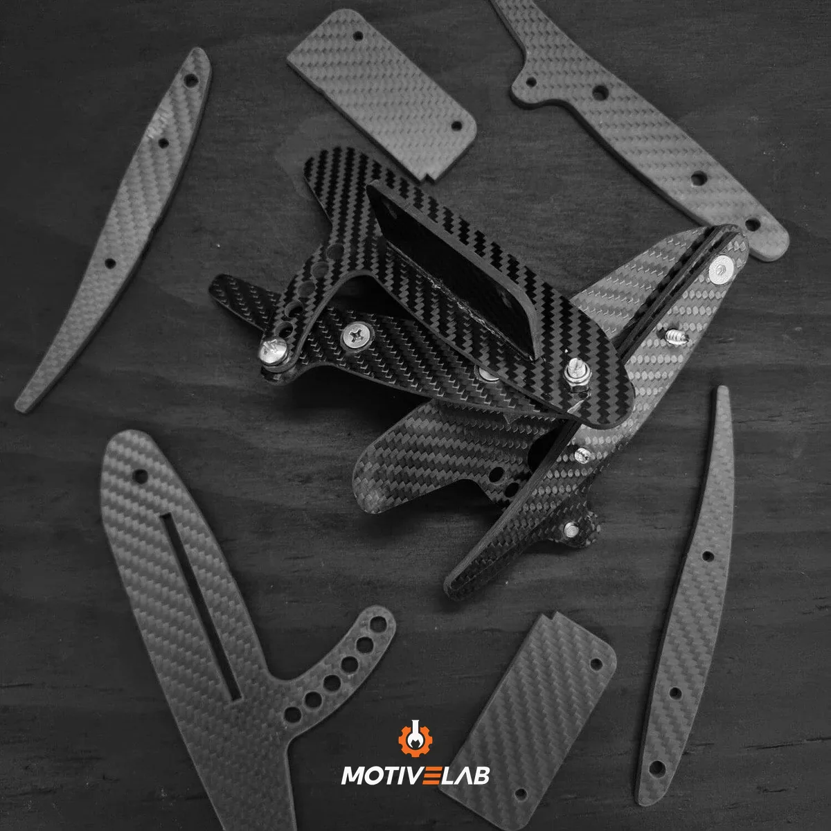 Kit regolabile RSI c6 Spoiler GP Style o Forged Carbon in carbonio MINI Serie R & F
