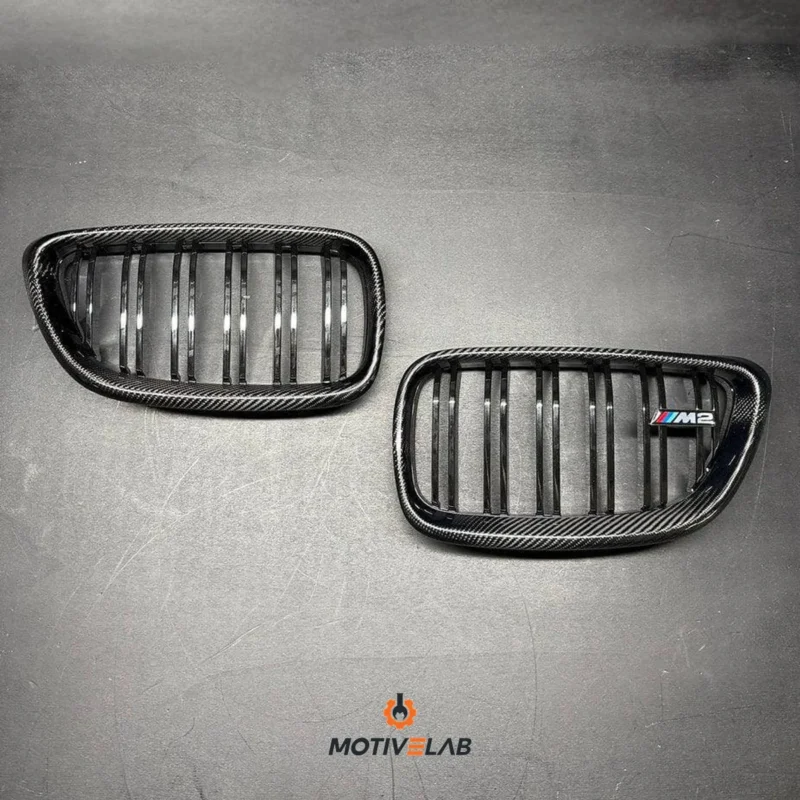 BMW F87 M2 carbon fibre double-kidney grilles