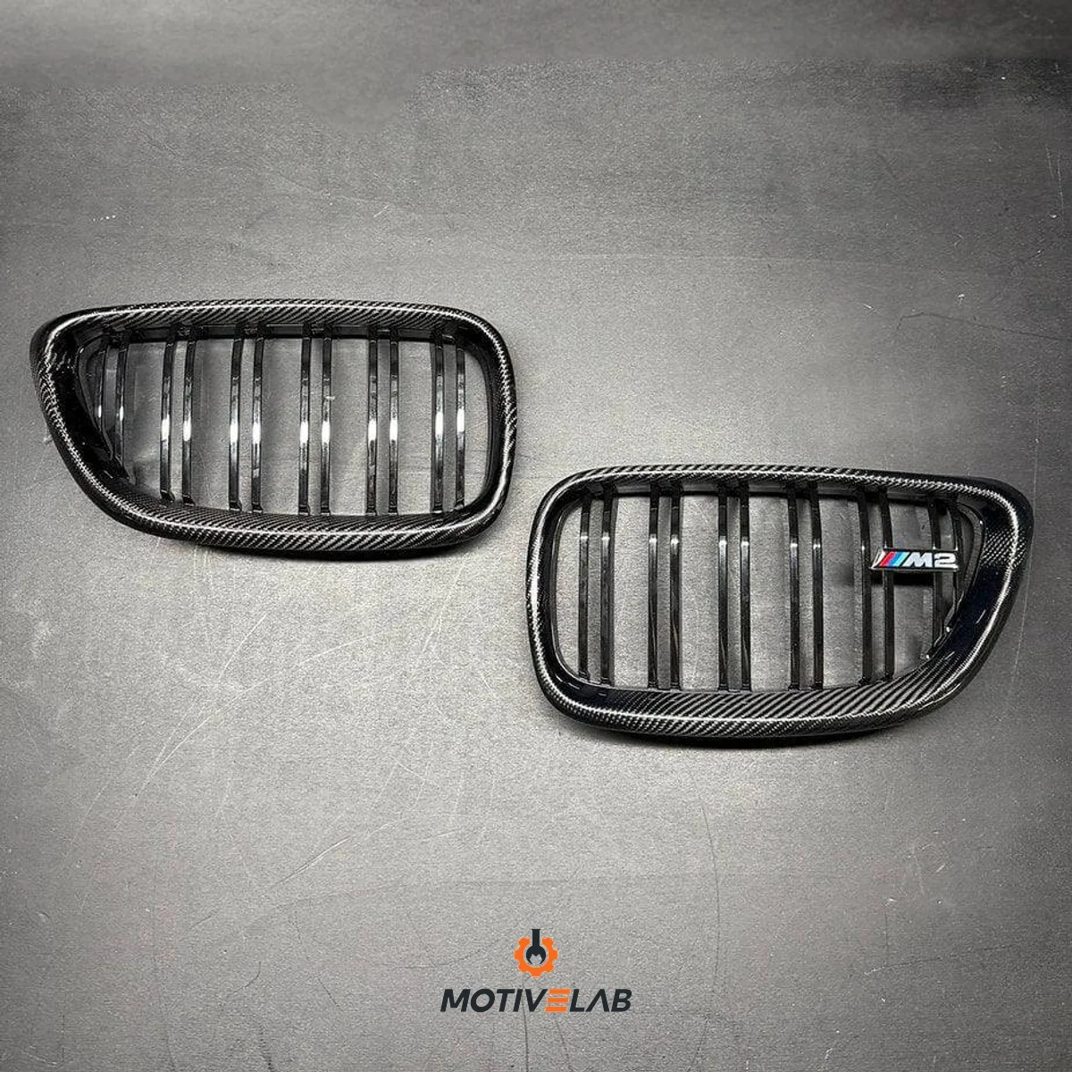 Griglie doppio rene in carbonio BMW F87 M2