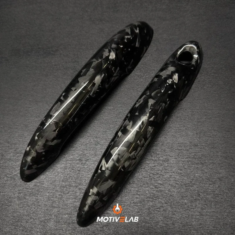 Forged carbon fibre door handles for MINI R50 / R53 / R56 / R57 / R58 / R59 / R61