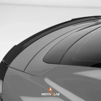 Spoiler posteriore a coda d'anatra in carbonio Porsche Taycan