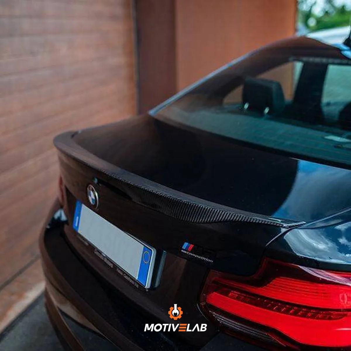 Spoiler posteriore a coda d'anatra in carbonio BMW F87 M2 e M2C