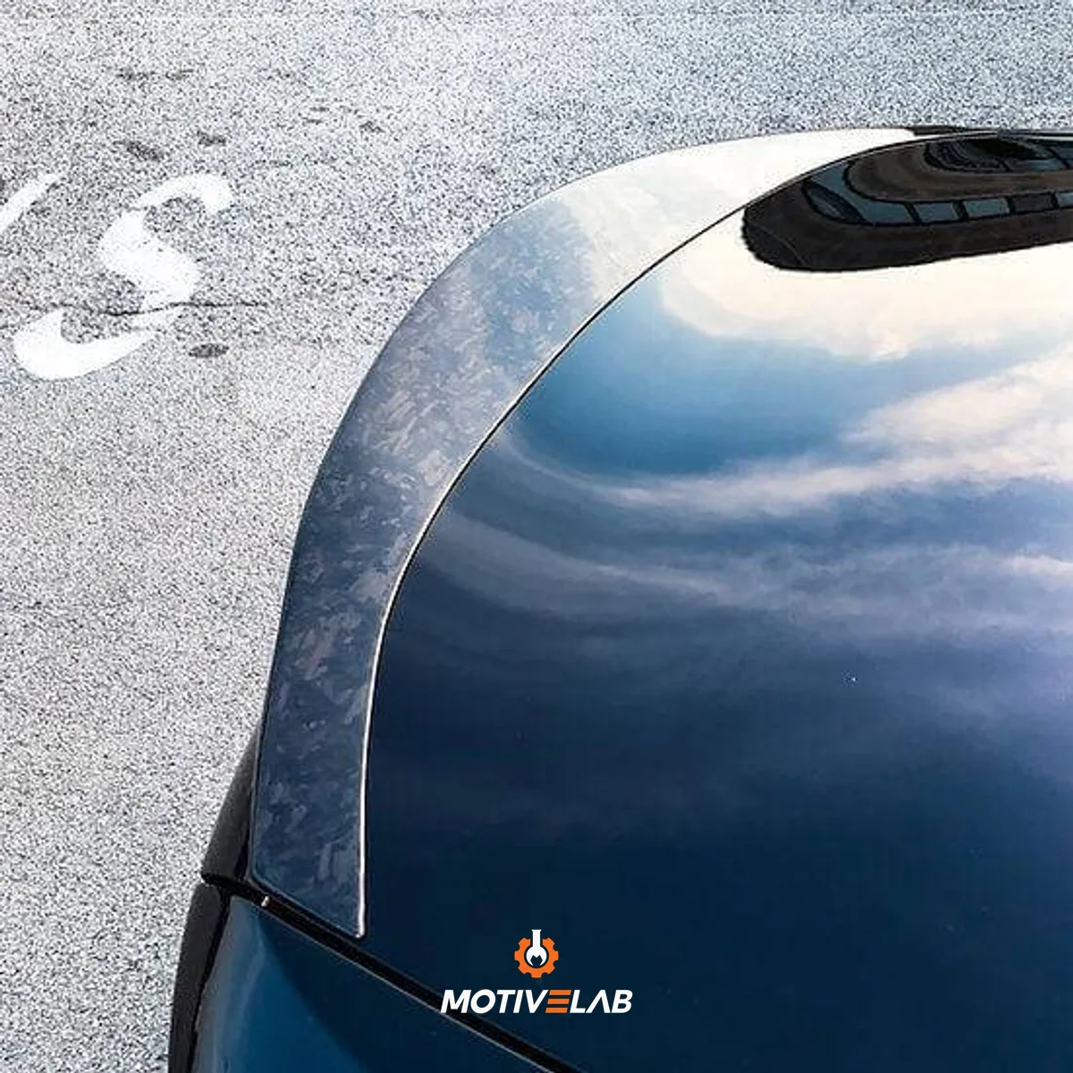 Spoiler posteriore a coda d'anatra in carbonio forgiato BMW F87 M2 e M2C