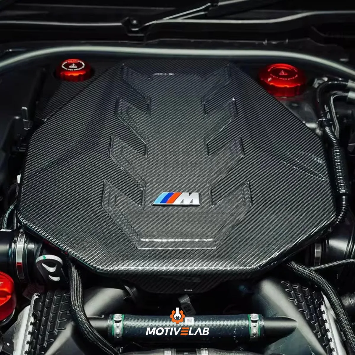 Copertura motore in carbonio BMW M5 G90/G99