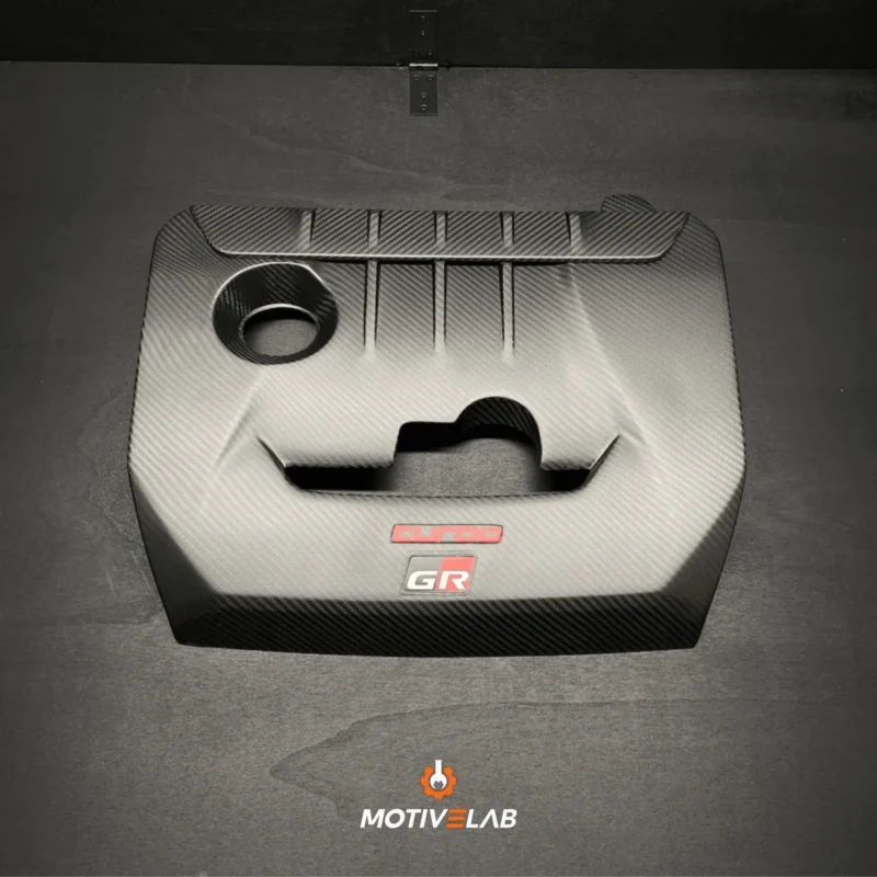 GR Corolla carbon fibre engine cover