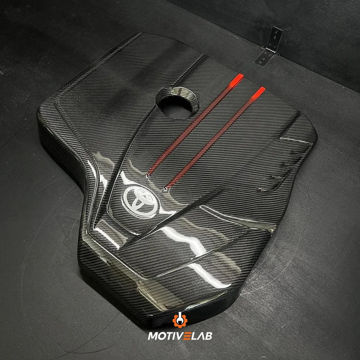 Copertura motore in carbonio Supra MK5
