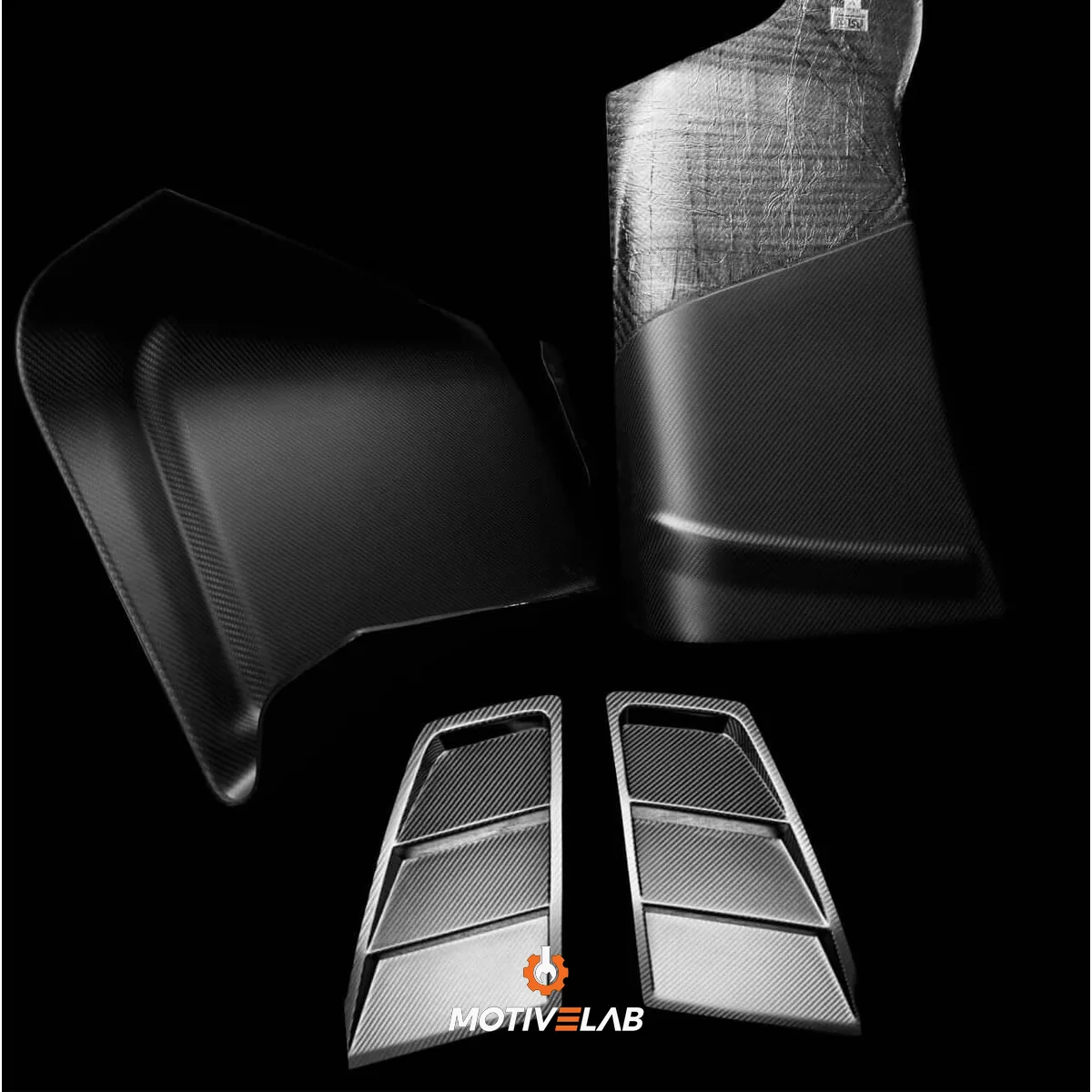 Kit carrozzeria estrattore in diffusore e cofano anteriore in carbonio MINI R50 / R53 / R56 / R57 / R58