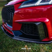 Paraurti anteriore con alette e splitter in carbonio forgiato Audi TT RS pre-facelift