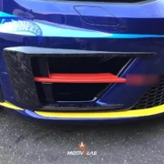 Canards e splitter anteriori in carbonio forgiato Golf 7 R o GTI/GTD