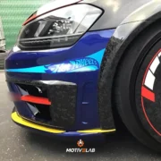 Canards e splitter anteriori in carbonio forgiato Golf 7 R o GTI/GTD