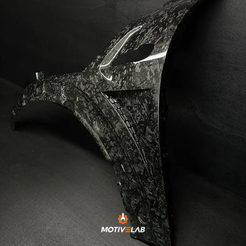 Ventilated forged carbon front wing for MINI F55 / F56 / F57 / GP3