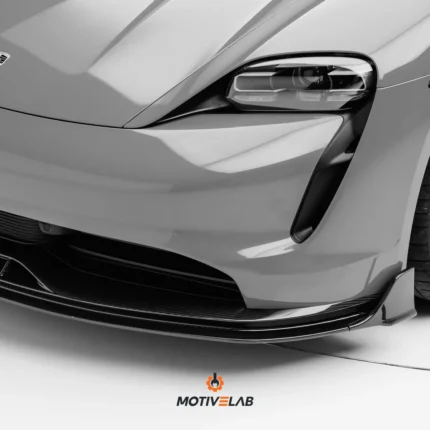 Labbro anteriore in carbonio Porsche Taycan