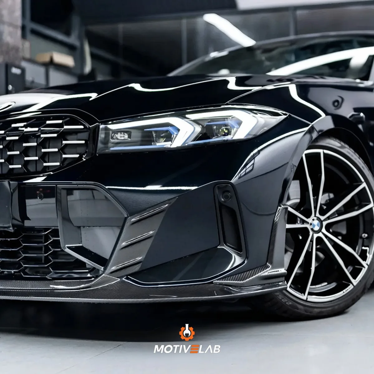 Labbro Anteriore in carbonio BMW Serie 3 G20/G21 LCI