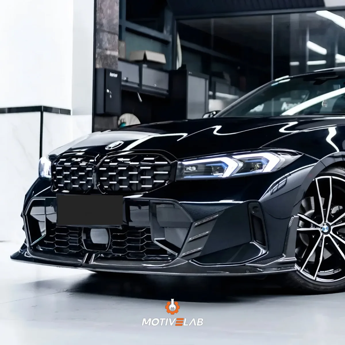 Labbro Anteriore in carbonio BMW Serie 3 G20/G21 LCI
