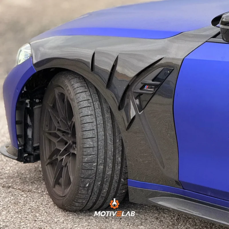 Parafanghi anteriori ventilati in carbonio BMW G8X M3/M4