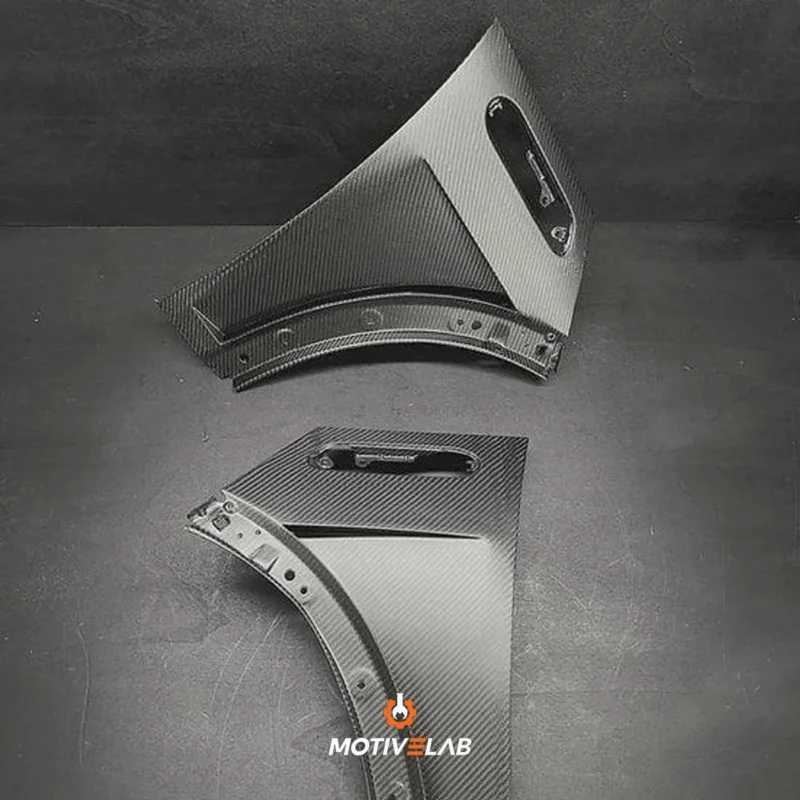Ventilated carbon fibre front mudguards for MINI R50 / R52 / R53
