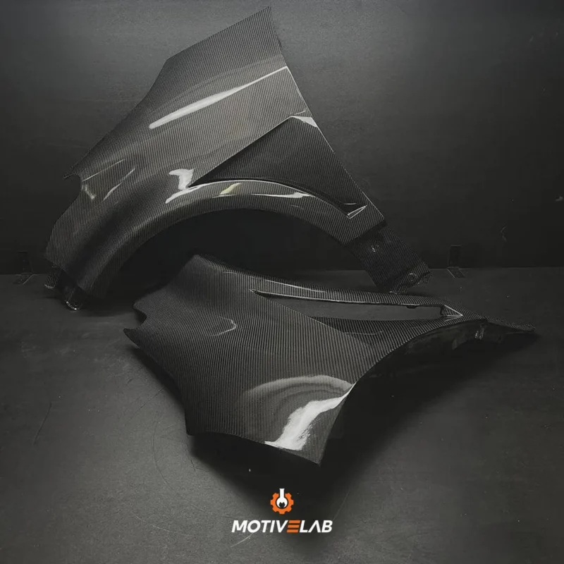 Ventilated carbon fibre front wing panels for the GR Yaris MK1/MK2