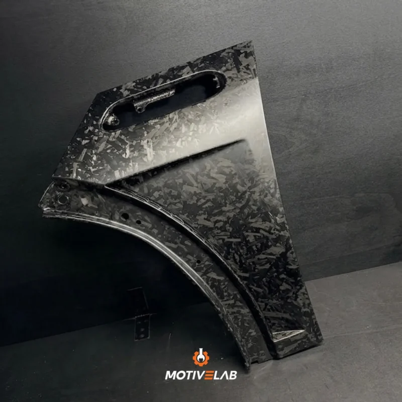 Ventilated front mudguards in forged carbon fibre for the MINI R50 / R52 / R53