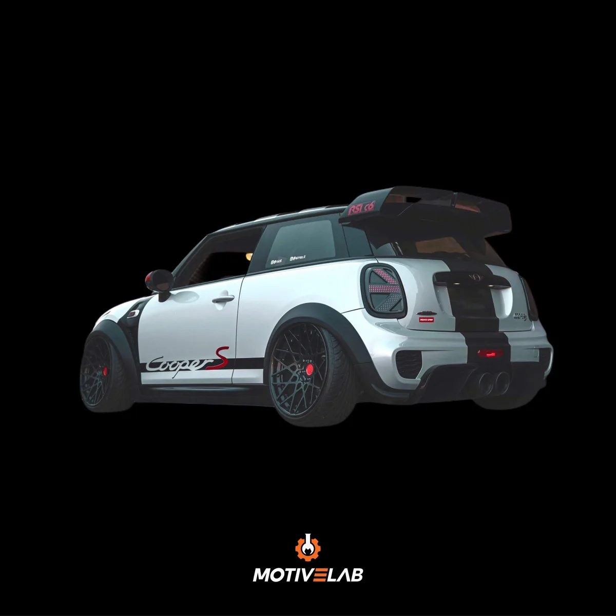 Kit carrozzeria completo o carbonio forgiato in carbonio forgiato MINI F56 JCW