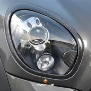 Carbon headlamp trims for the MINI R60 Countryman / R61 Paceman