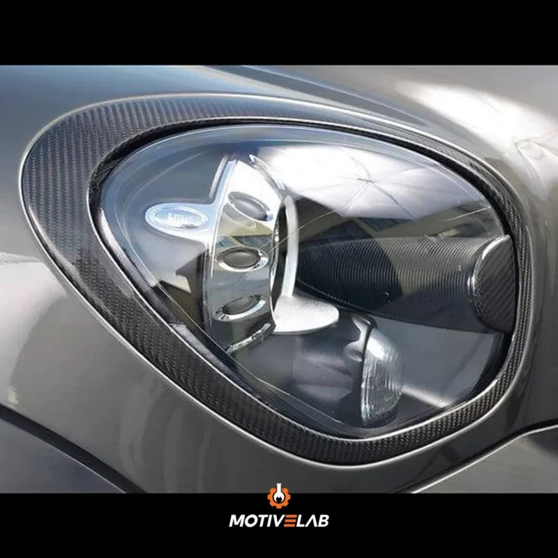 Carbon headlamp trims for the MINI R60 Countryman / R61 Paceman