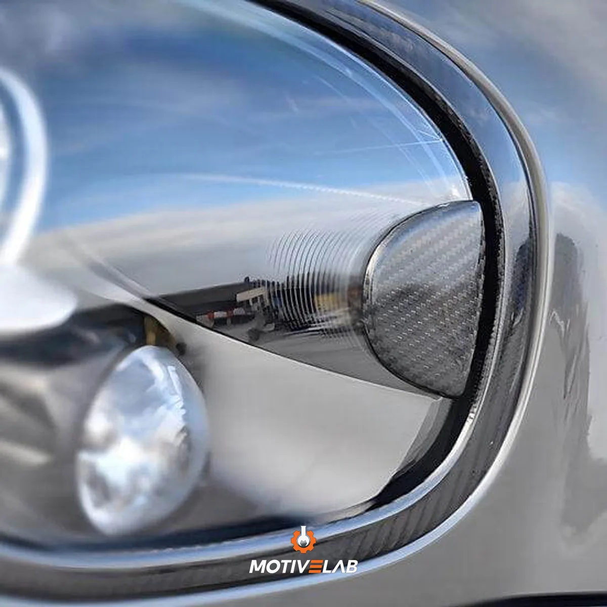 Modanatura lavafari in carbonio MINI R60 Countryman / R61 Paceman