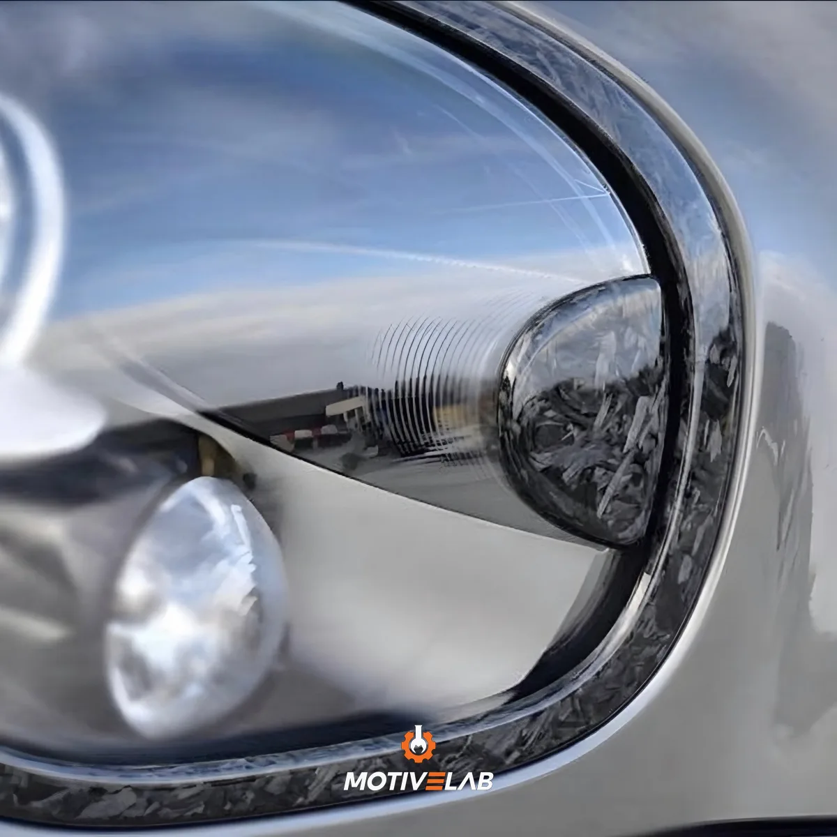 Rivestimento lavafari in carbonio forgiato MINI R60 Countryman / R61 Paceman