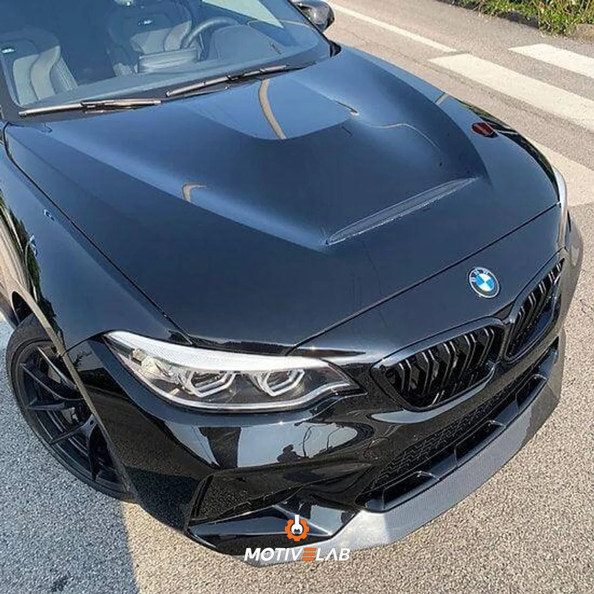 Presa d'aria sul cofano in carbonio BMW F87 M2 e M2C
