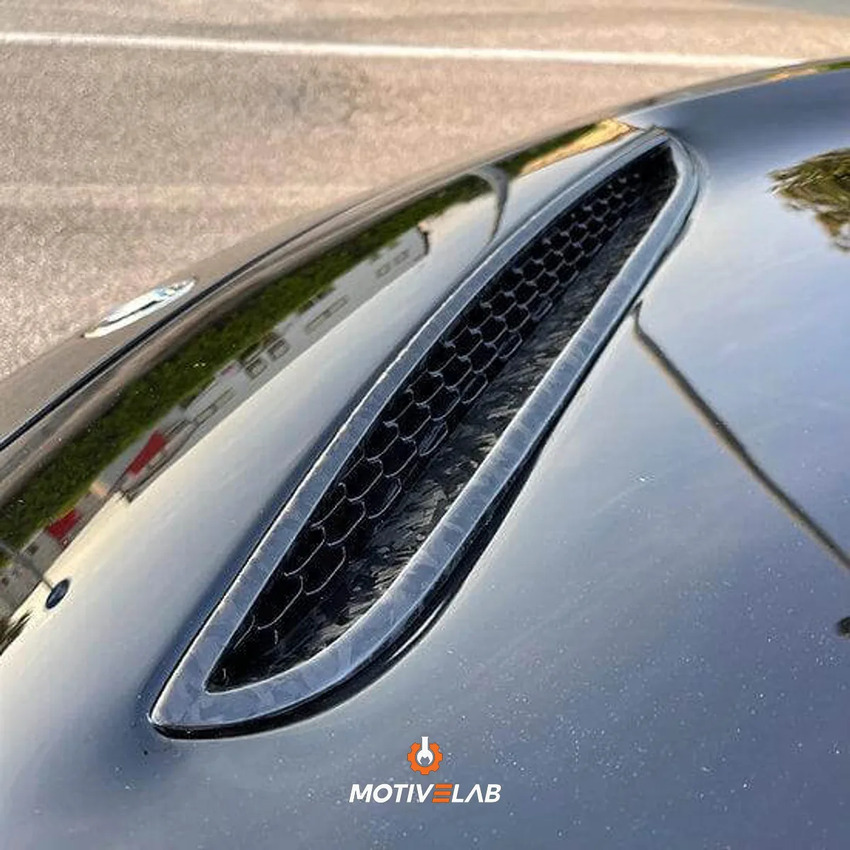 Presa d'aria sul cofano in carbonio forgiato BMW F87 M2 e M2C