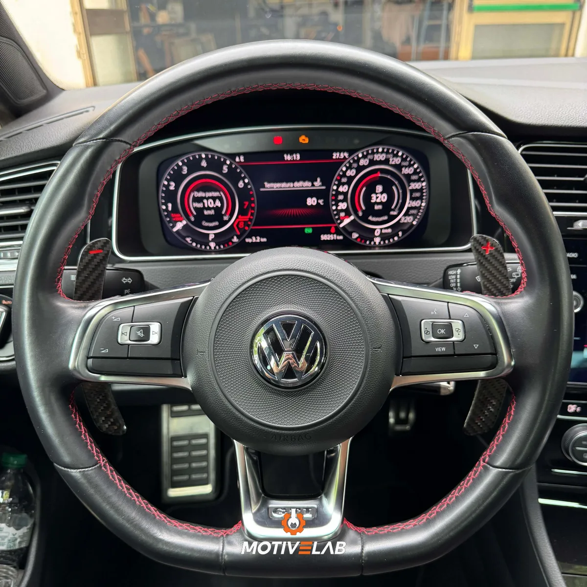 Paddle magnetici in carbonio Volkswagen