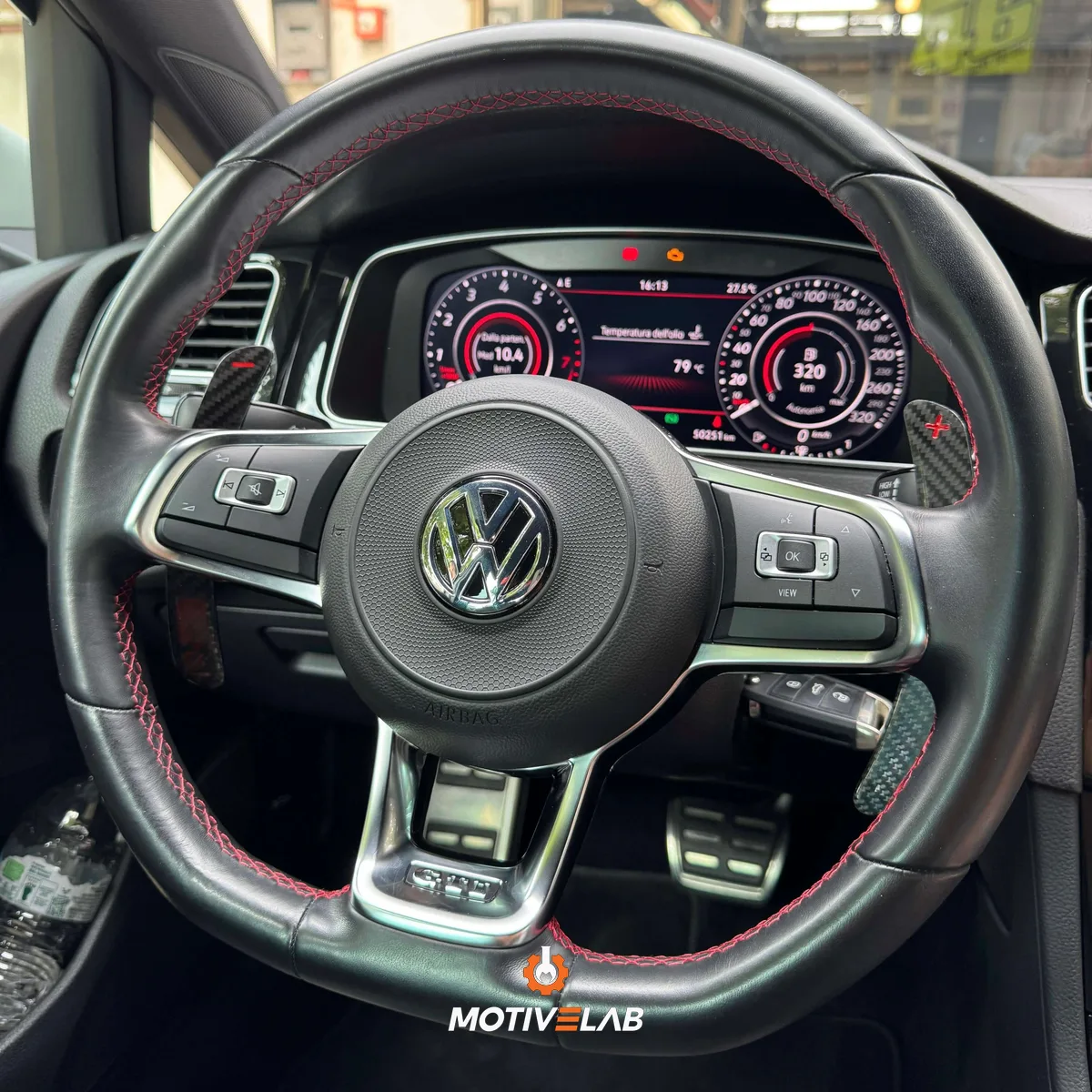 Paddle magnetici in carbonio Volkswagen