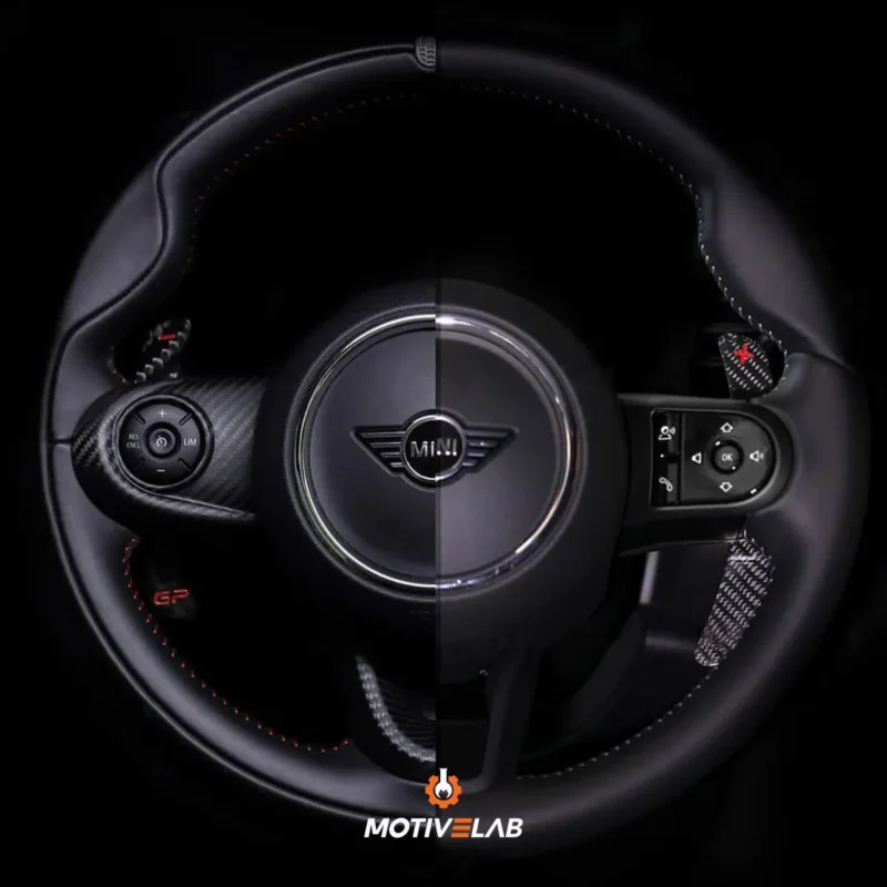 Magnetic/forged carbon fibre paddle shifters for the MINI F55/F56/F57/F60/GP3