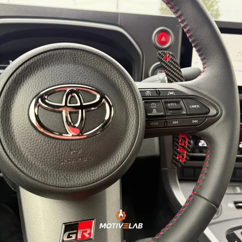 GR Yaris/GR Corolla carbon fibre magnetic paddle shifters